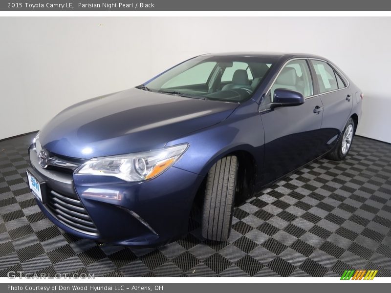 Parisian Night Pearl / Black 2015 Toyota Camry LE