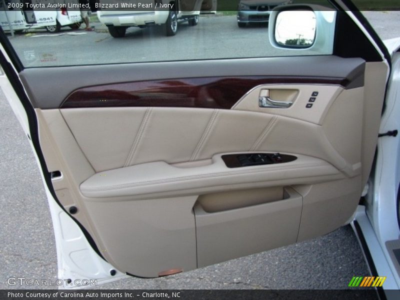Blizzard White Pearl / Ivory 2009 Toyota Avalon Limited