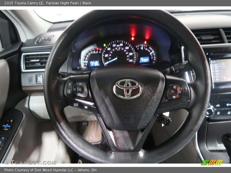 Parisian Night Pearl / Black 2015 Toyota Camry LE