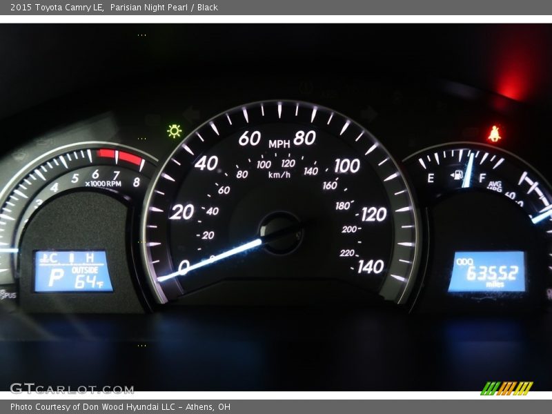 Parisian Night Pearl / Black 2015 Toyota Camry LE