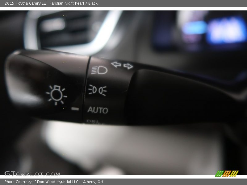 Parisian Night Pearl / Black 2015 Toyota Camry LE