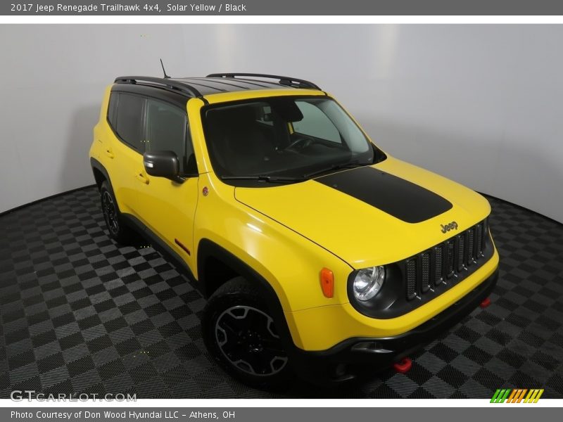 Solar Yellow / Black 2017 Jeep Renegade Trailhawk 4x4