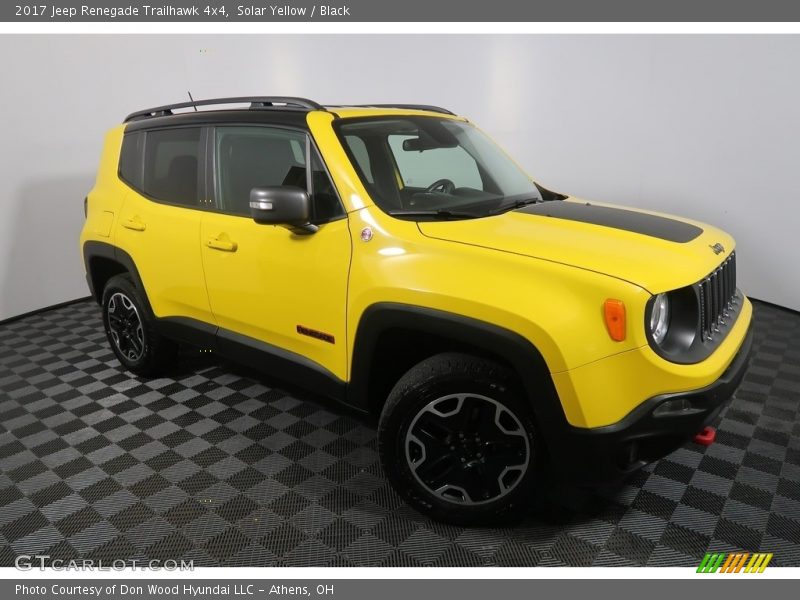 Solar Yellow / Black 2017 Jeep Renegade Trailhawk 4x4