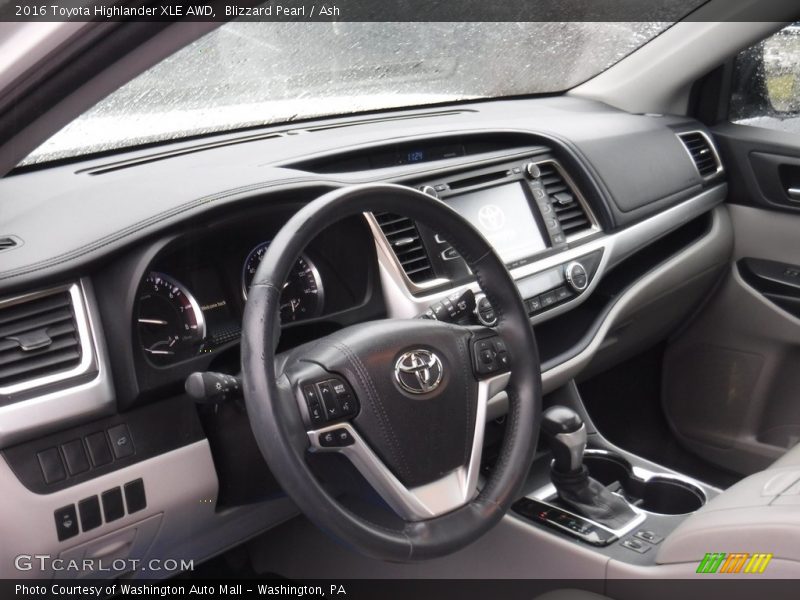 Blizzard Pearl / Ash 2016 Toyota Highlander XLE AWD