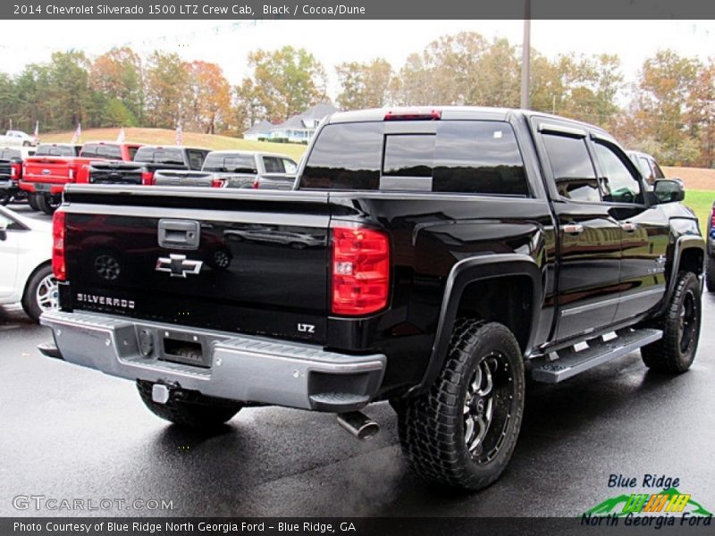 Black / Cocoa/Dune 2014 Chevrolet Silverado 1500 LTZ Crew Cab