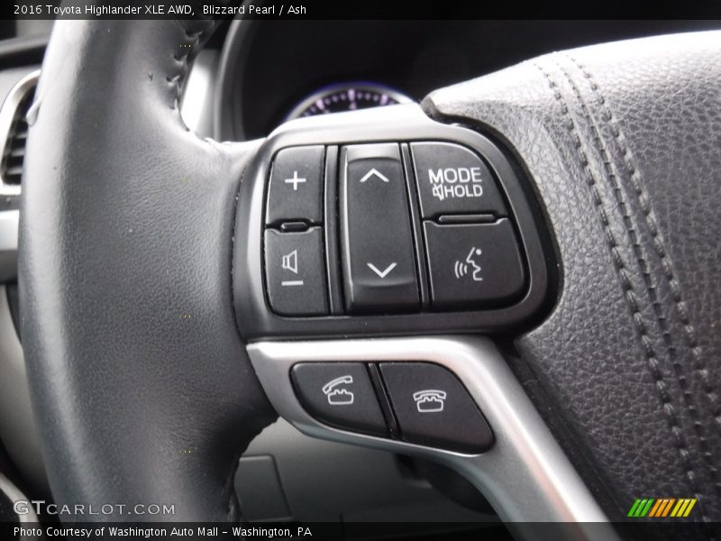Blizzard Pearl / Ash 2016 Toyota Highlander XLE AWD