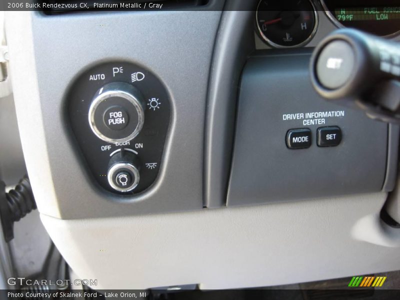 Platinum Metallic / Gray 2006 Buick Rendezvous CX