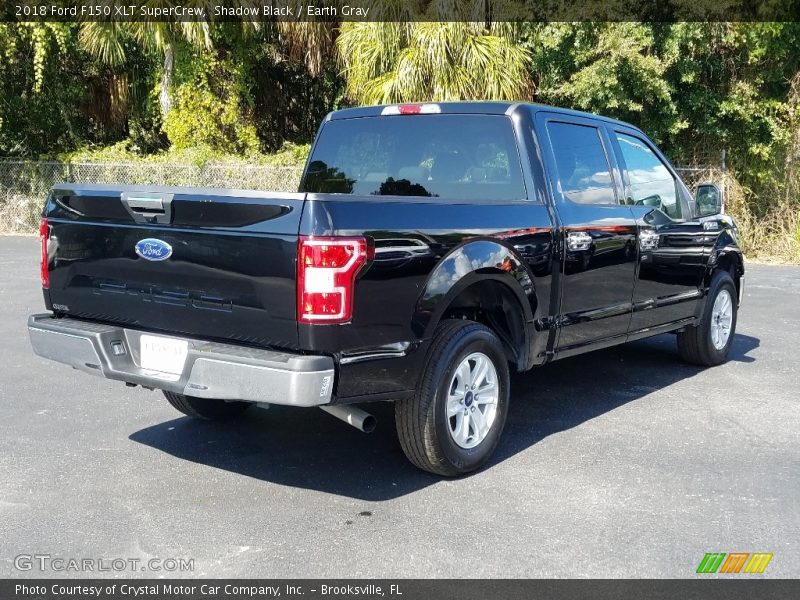 Shadow Black / Earth Gray 2018 Ford F150 XLT SuperCrew