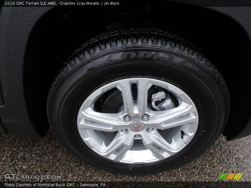 Graphite Gray Metallic / Jet Black 2019 GMC Terrain SLE AWD