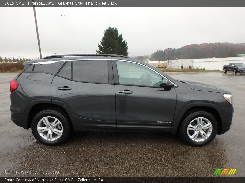 Graphite Gray Metallic / Jet Black 2019 GMC Terrain SLE AWD