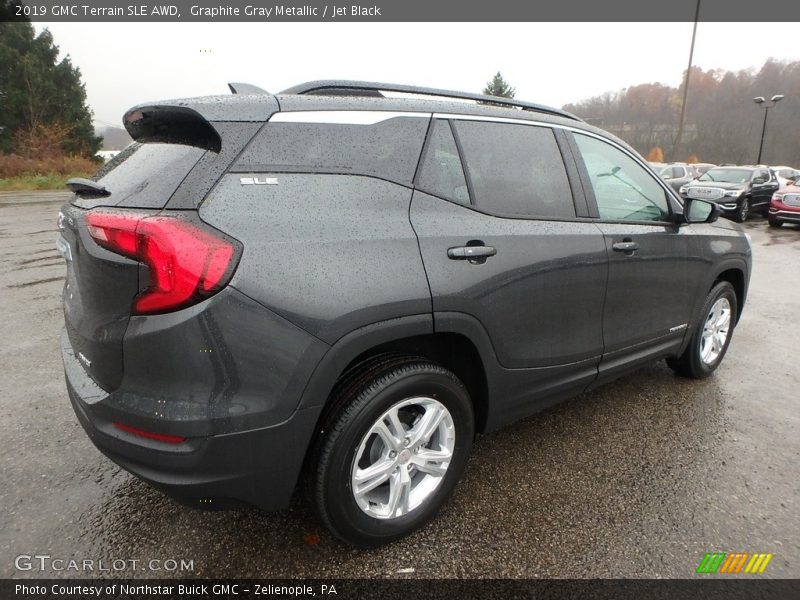 Graphite Gray Metallic / Jet Black 2019 GMC Terrain SLE AWD