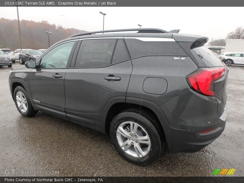Graphite Gray Metallic / Jet Black 2019 GMC Terrain SLE AWD