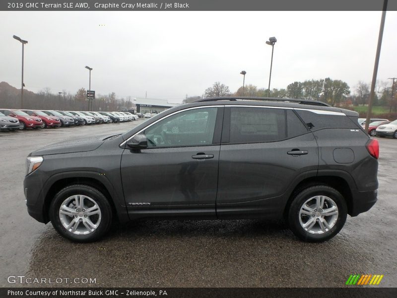 Graphite Gray Metallic / Jet Black 2019 GMC Terrain SLE AWD