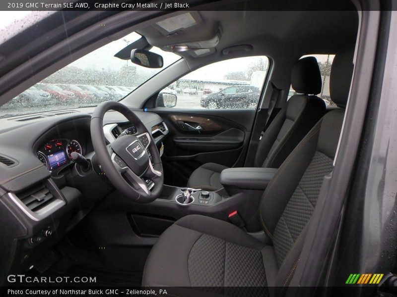 Graphite Gray Metallic / Jet Black 2019 GMC Terrain SLE AWD