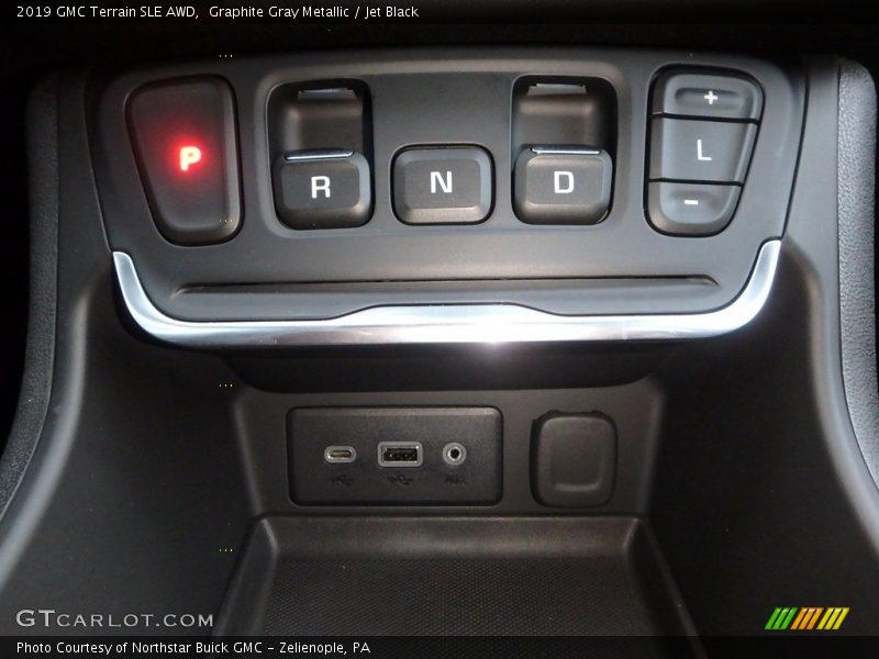 Graphite Gray Metallic / Jet Black 2019 GMC Terrain SLE AWD