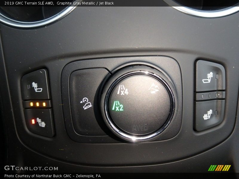 Graphite Gray Metallic / Jet Black 2019 GMC Terrain SLE AWD