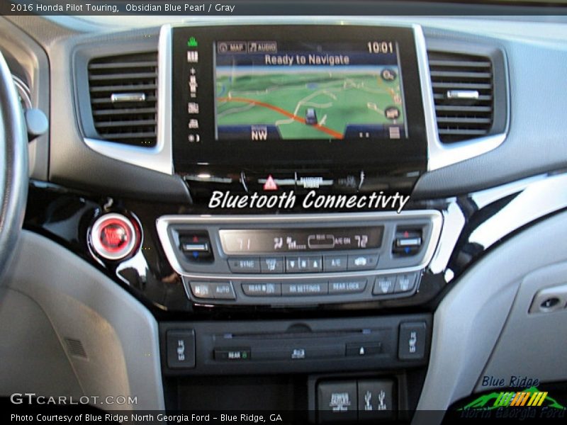Obsidian Blue Pearl / Gray 2016 Honda Pilot Touring