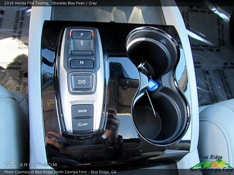 Obsidian Blue Pearl / Gray 2016 Honda Pilot Touring