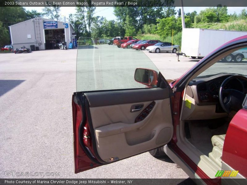 Regatta Red Pearl / Beige 2003 Subaru Outback L.L. Bean Edition Wagon
