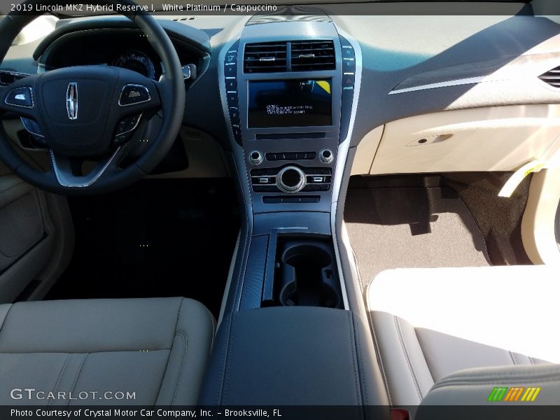 White Platinum / Cappuccino 2019 Lincoln MKZ Hybrid Reserve I