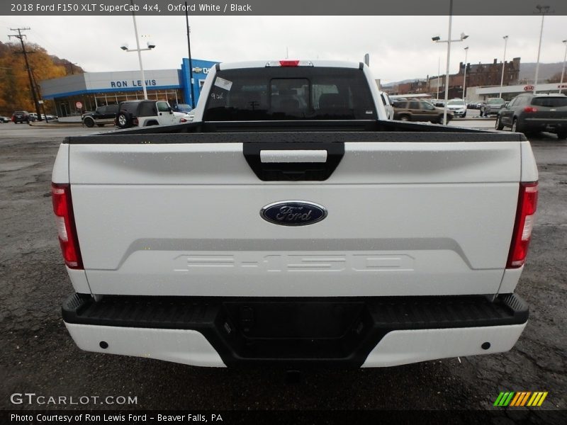 Oxford White / Black 2018 Ford F150 XLT SuperCab 4x4