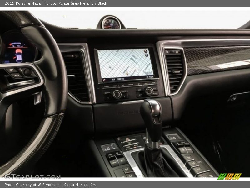 Agate Grey Metallic / Black 2015 Porsche Macan Turbo
