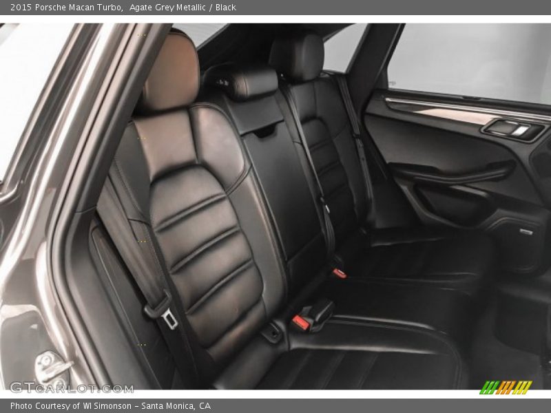 Agate Grey Metallic / Black 2015 Porsche Macan Turbo