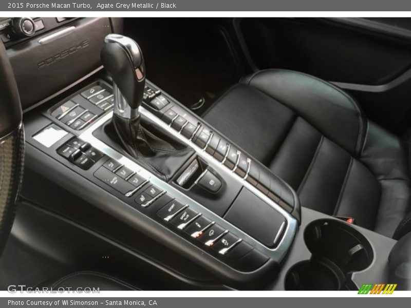 Agate Grey Metallic / Black 2015 Porsche Macan Turbo