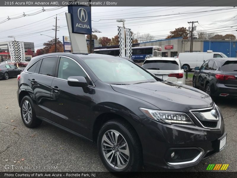 Graphite Luster Metallic / Ebony 2016 Acura RDX Advance AWD