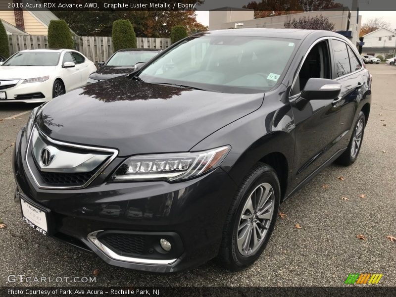 Graphite Luster Metallic / Ebony 2016 Acura RDX Advance AWD
