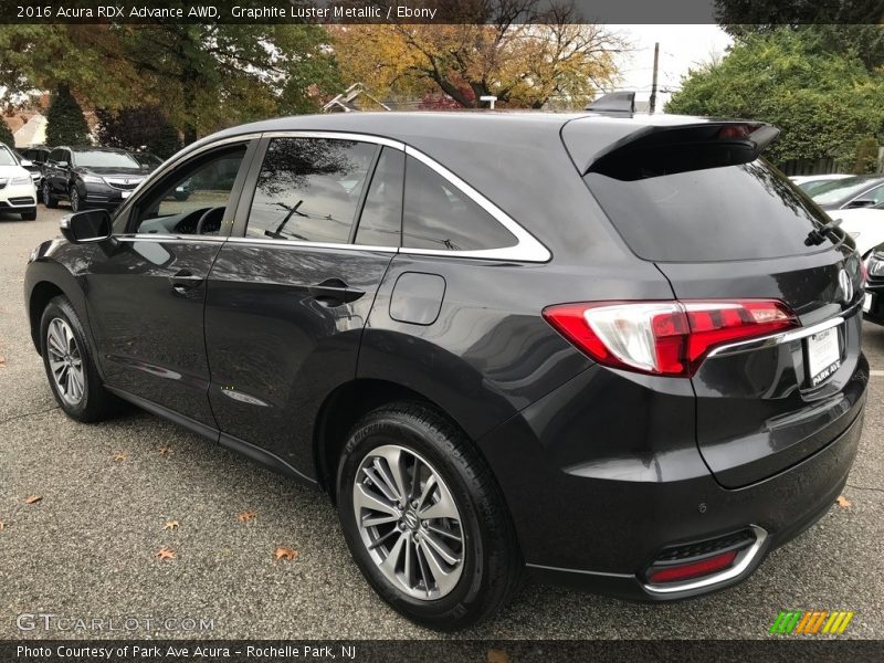Graphite Luster Metallic / Ebony 2016 Acura RDX Advance AWD