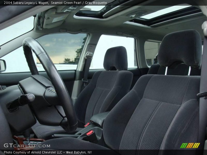 Seamist Green Pearl / Gray Moquette 2004 Subaru Legacy L Wagon