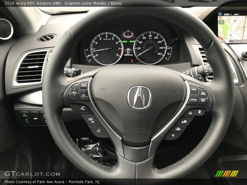 Graphite Luster Metallic / Ebony 2016 Acura RDX Advance AWD