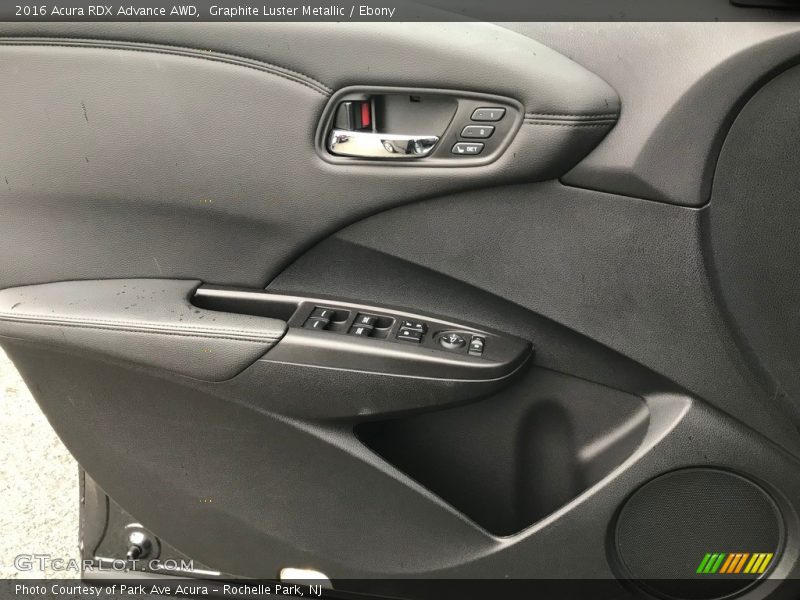 Graphite Luster Metallic / Ebony 2016 Acura RDX Advance AWD
