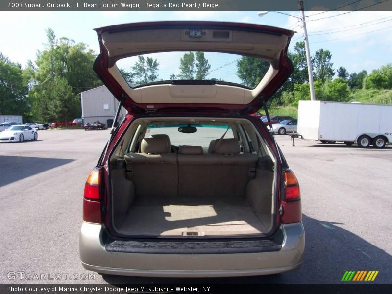 Regatta Red Pearl / Beige 2003 Subaru Outback L.L. Bean Edition Wagon