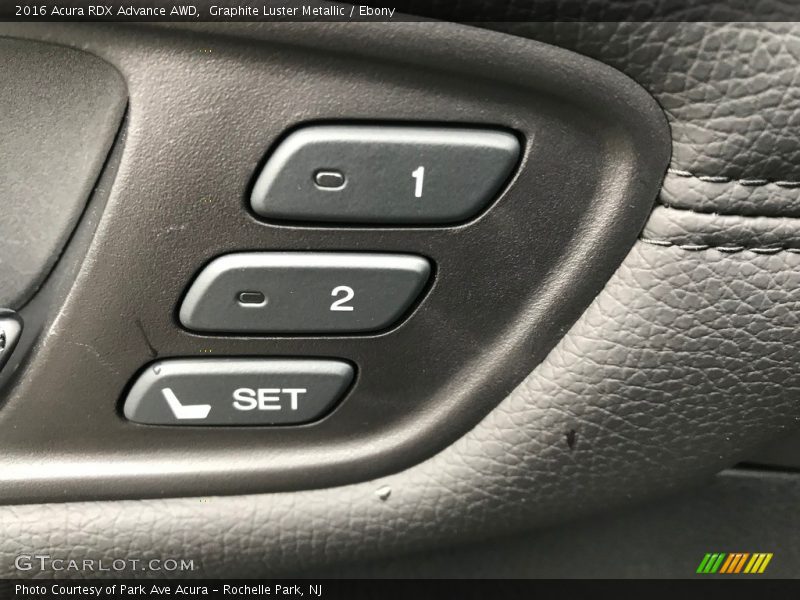 Graphite Luster Metallic / Ebony 2016 Acura RDX Advance AWD