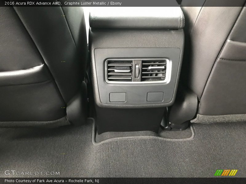 Graphite Luster Metallic / Ebony 2016 Acura RDX Advance AWD