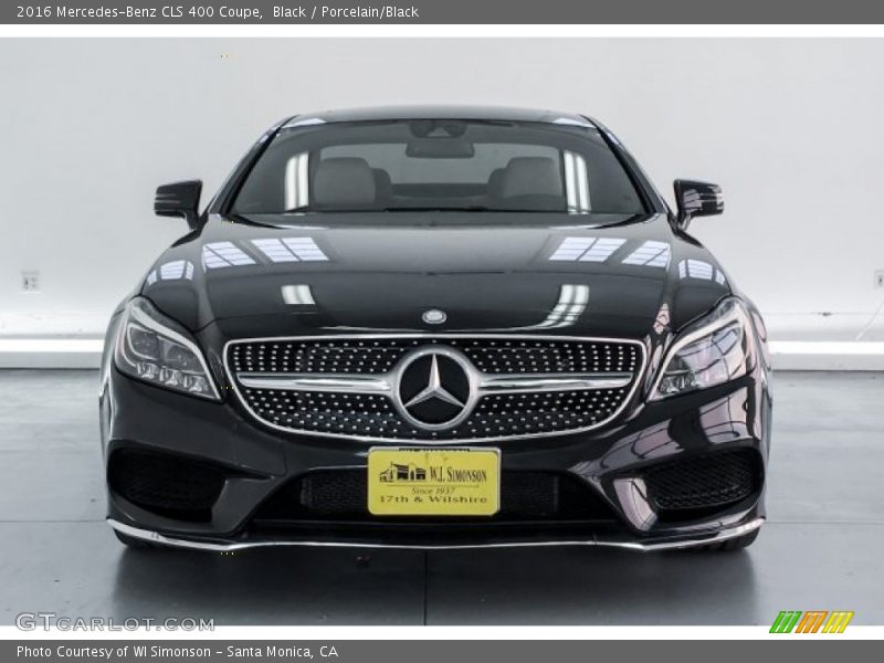 Black / Porcelain/Black 2016 Mercedes-Benz CLS 400 Coupe