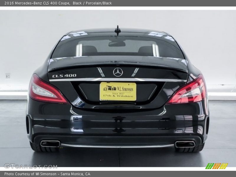 Black / Porcelain/Black 2016 Mercedes-Benz CLS 400 Coupe