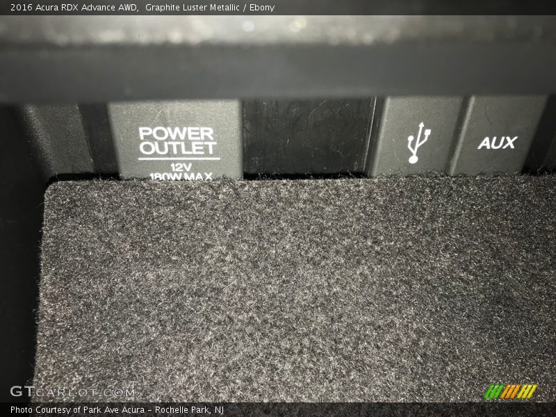 Graphite Luster Metallic / Ebony 2016 Acura RDX Advance AWD