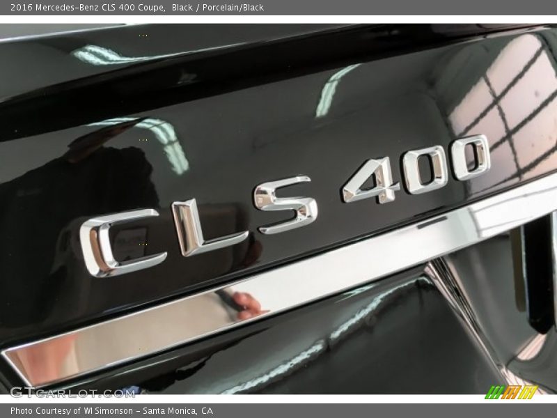 Black / Porcelain/Black 2016 Mercedes-Benz CLS 400 Coupe