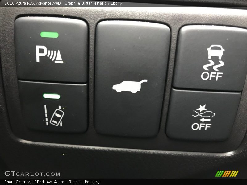Graphite Luster Metallic / Ebony 2016 Acura RDX Advance AWD