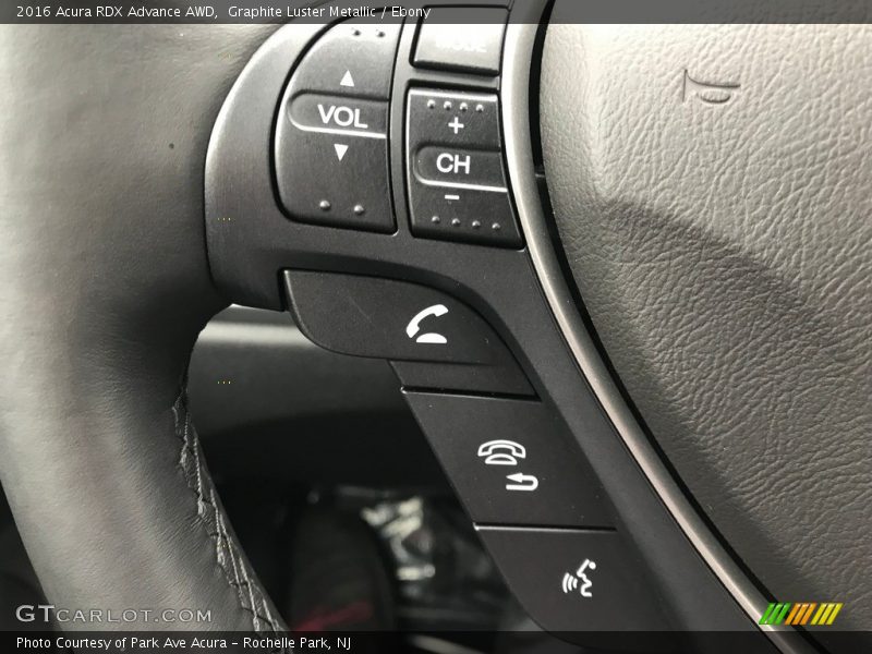 Graphite Luster Metallic / Ebony 2016 Acura RDX Advance AWD