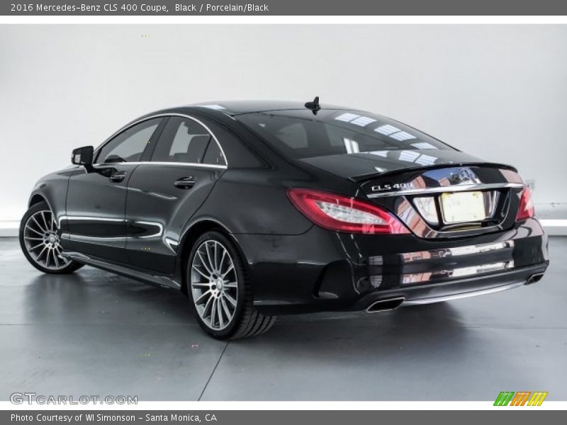 Black / Porcelain/Black 2016 Mercedes-Benz CLS 400 Coupe