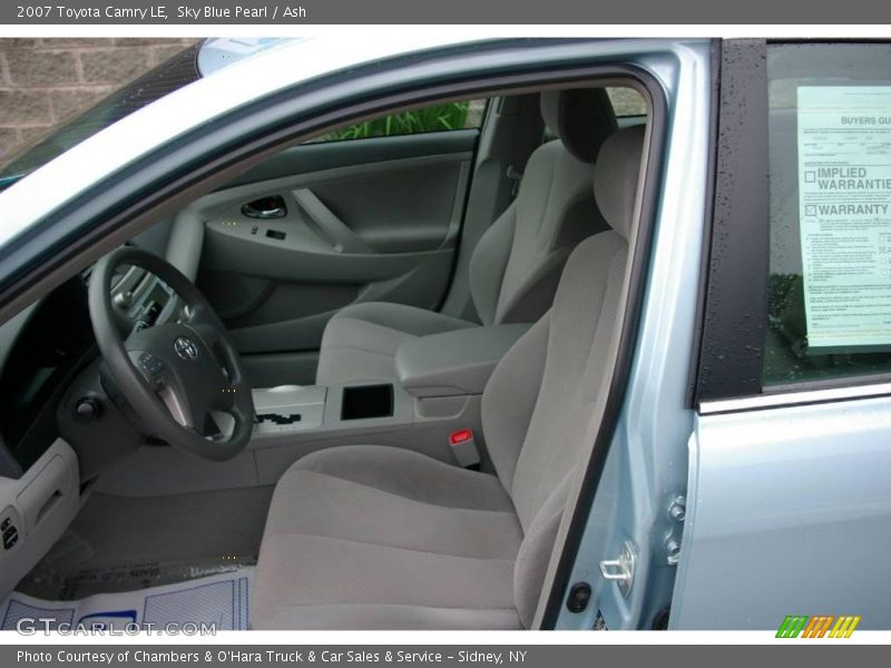 Sky Blue Pearl / Ash 2007 Toyota Camry LE