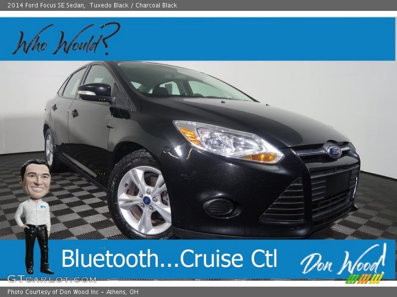 Tuxedo Black / Charcoal Black 2014 Ford Focus SE Sedan