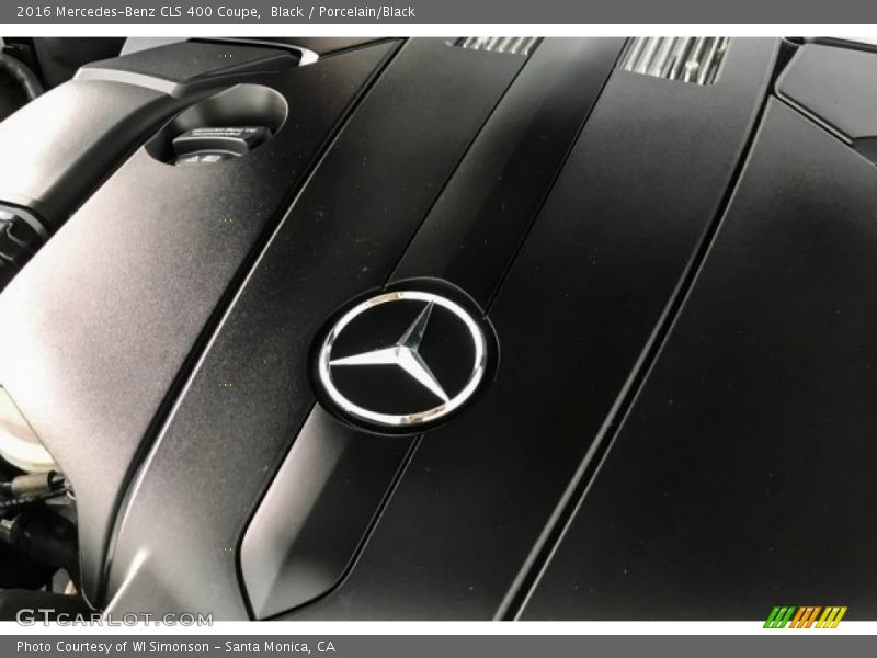 Black / Porcelain/Black 2016 Mercedes-Benz CLS 400 Coupe