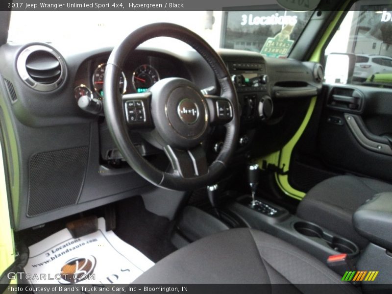 Hypergreen / Black 2017 Jeep Wrangler Unlimited Sport 4x4