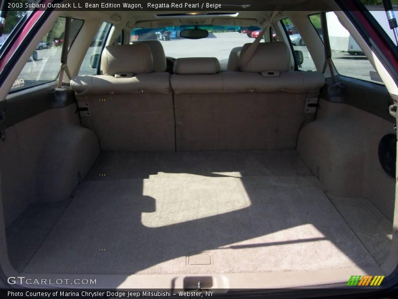 Regatta Red Pearl / Beige 2003 Subaru Outback L.L. Bean Edition Wagon