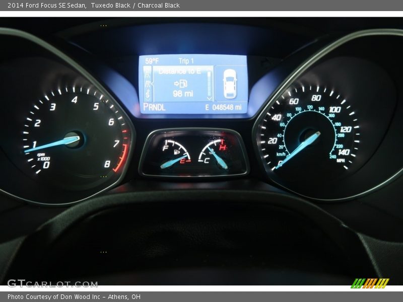 Tuxedo Black / Charcoal Black 2014 Ford Focus SE Sedan